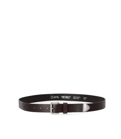 Carhartt Juke Liberica Gun Metal Belt In Brown