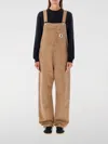 Carhartt Straight Fit Overall Adjustable Straps In Beige