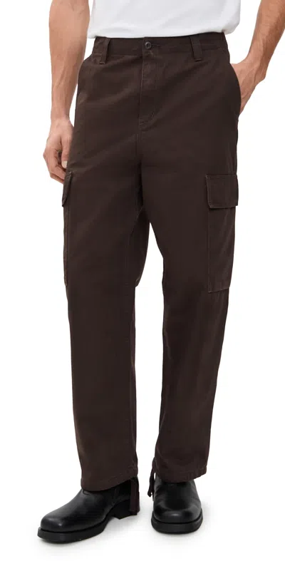 Carhartt Kade Cargo Pants Tobacco (stone Washed) In Brown