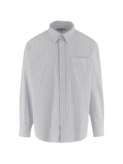 Carhartt Wip Keene Striped Cotton-poplin Shirt In Blue