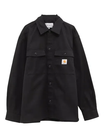 Carhartt Kelly Chest-pockets Shirt Jacket In Black