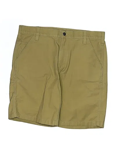 Pre-owned Carhartt Khaki Shorts In Tan