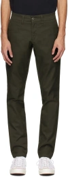 Carhartt Khaki Sid Trousers In 63 Cypress