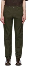 Carhartt Khaki Sid Trousers In 6302 Cypress Rinsed