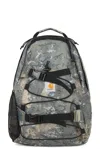 Carhartt Camouflage Backpack Adjustable Straps In Gray