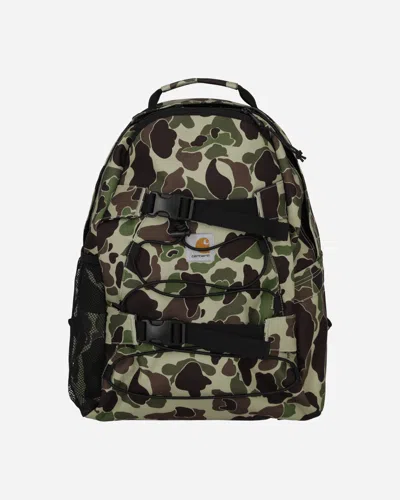 Carhartt Kickflip Backpack Camo Duck In Green