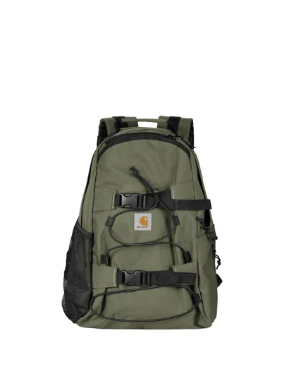 Carhartt Kickflip Zip Logo Backpack In Green
