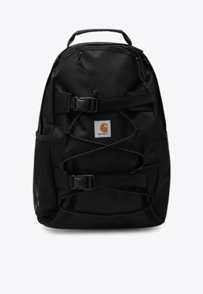 Carhartt Kickflip Logo Backpack In Black