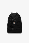 Carhartt Wip Kickflip Backpack Recycled Polyester Canvas In Black