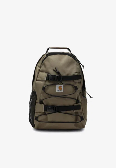 Carhartt Kickflip Logo Backpack In Green
