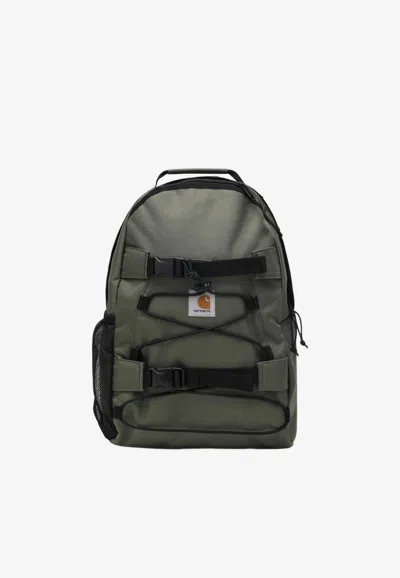Carhartt Kickflip Logo Backpack In Green