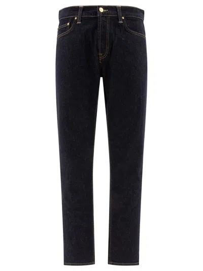 Carhartt "klondike" Jeans Featuring Five-pocket Design In Blue