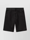 Carhartt Knee Short With Belt Loops And Multiple Pockets In Black