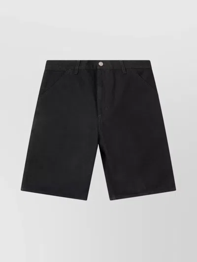 Carhartt Knee Shorts Belt Loops In Black