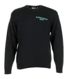 Carhartt Logo-embroidered Ribbed Sweater In Black