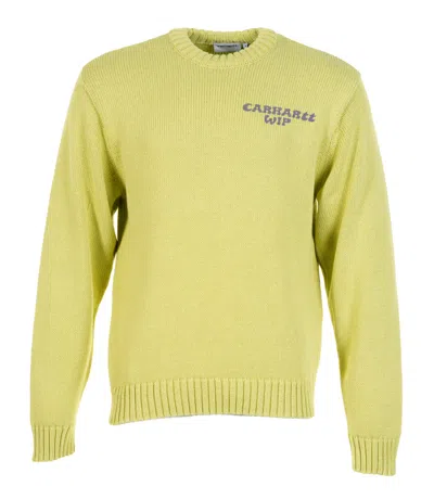 Carhartt Knitted Helix Sweatshirt Fandoghi In Green
