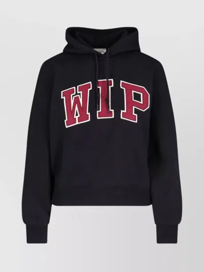 Carhartt Knitwear Hood And Ribbed Cuffs In Black