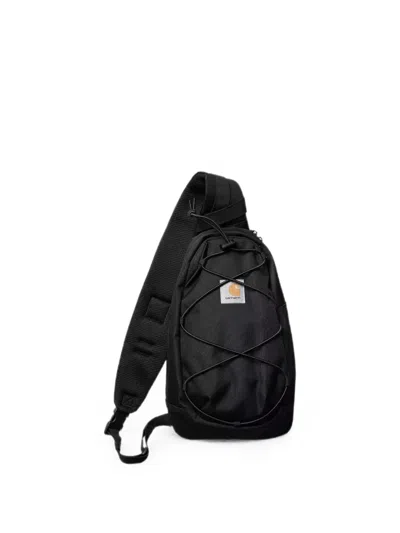 Carhartt Kyle Logo-patch Backpack In ブラック
