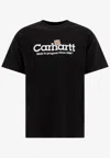 Carhartt Label Script Print T-shirt In Black