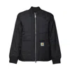 Carhartt Lachlan Liner Nylon Jacket With Quilted Lining In Black