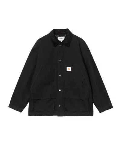 Carhartt Lander Coat In Black