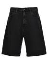 Carhartt Mens Black Landon Five-pockets Denim Shorts In Black