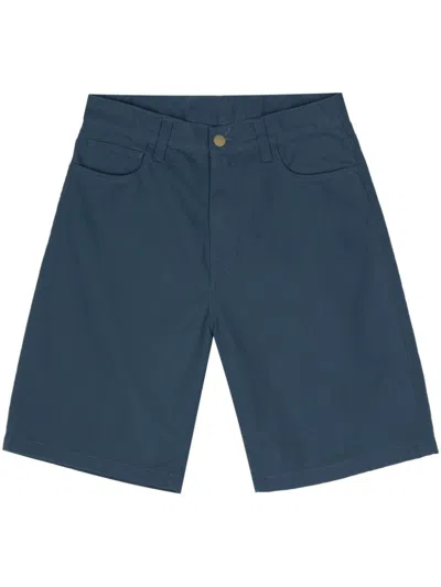 Carhartt Landon Bermuda Short Men Blu In Cotton In Blue