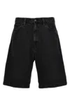 Carhartt Mens Black Landon Five-pockets Denim Shorts In Black