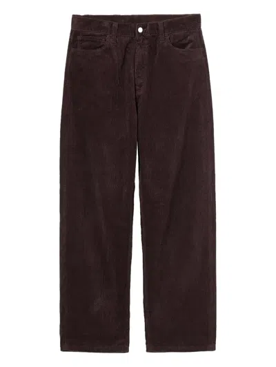Carhartt Landon Corduroy Trousers In Brown