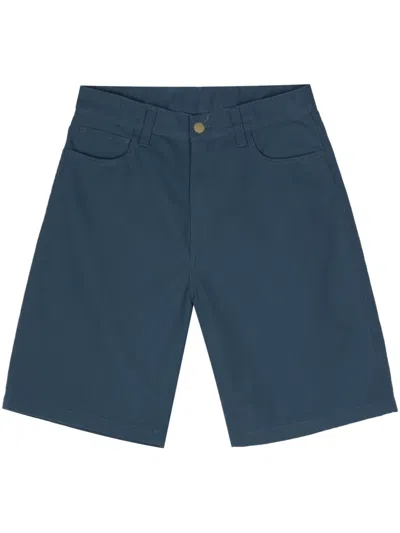Carhartt Landon Cotton Shorts In Blue