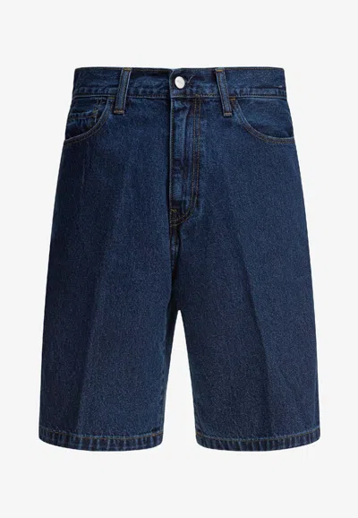 Carhartt Landon Denim Shorts In Blue