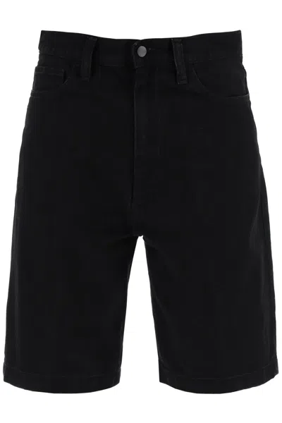 Carhartt Landon Denim Shorts In Black