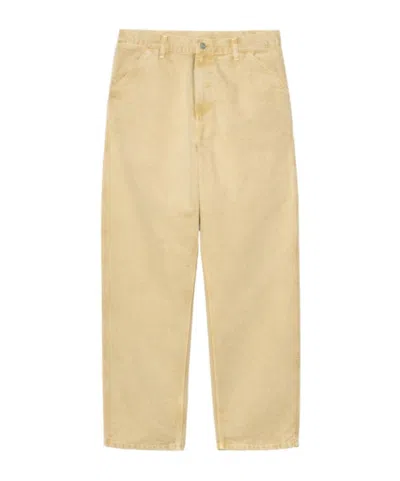 Carhartt Landon Double-pocket Carpenter Trousers In Yellow