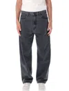 Carhartt Landon Straight Jeans In Black Heavy Stone
