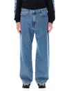 Carhartt Loose Tapered Denim Pant Rivets In Blue