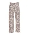 Carhartt Work In Progress Duck Landon Camo Loose Tapered Organic Cotton Jeans In Nude