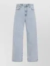 Carhartt Wide Leg Cotton Blend Denim Trousers