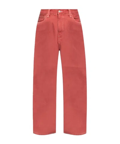 CARHARTT CARHARTT WIP LANDON LOGO-PATCH TAPERED JEANS