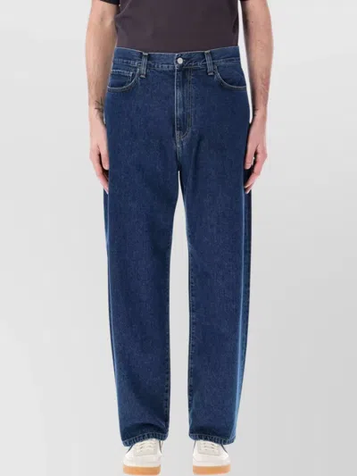 Carhartt Landon Pant With Back And Front Pockets In Blue