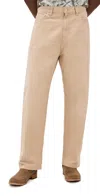 Carhartt Landon Trousers In Dusty H Brown (stone Canvas)