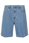 Carhartt Five-pocket Denim Shorts In Blue