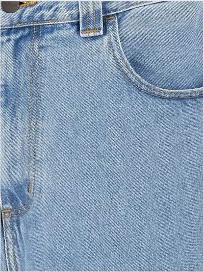 Carhartt "landon Short" Denim Loose Fit Shorts In Blue