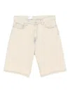 Carhartt Landon Shorts Woman Blue Sand In Neutral