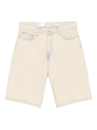 Carhartt Landon Shorts Woman Blue Sand In Neutral