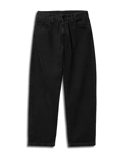 Carhartt Landon Straight Fit Jeans In Rinse Blue In Black