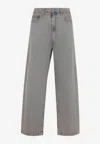 Carhartt Landon Loose Tapered Cotton Pants In Blue