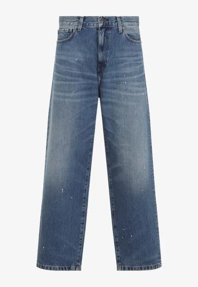 Carhartt Wip Thendon Paintnt Jeans In Blue