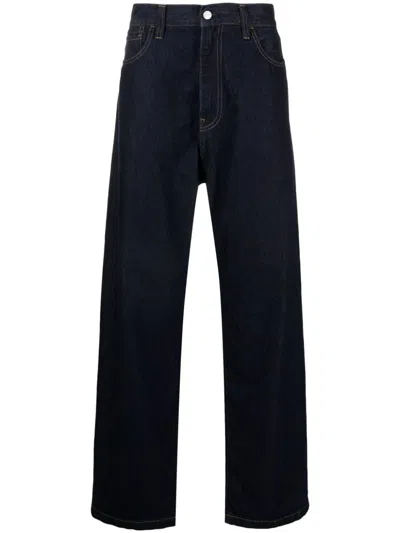 Carhartt Landon Mid-rise Wide-leg Jeans In Blue