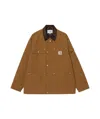 Carhartt Michigan Organic Cotton Single-breasted Coat In Brown