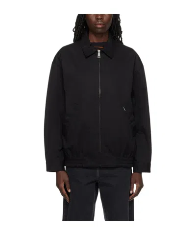 Carhartt Lapel Long-sleeved Casual Jacket In Black